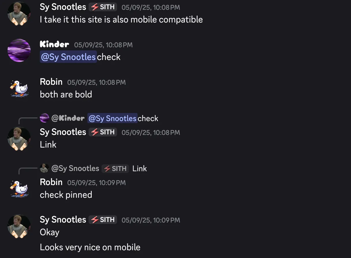 Mobile browser compatibility check showing smooth responsive layout